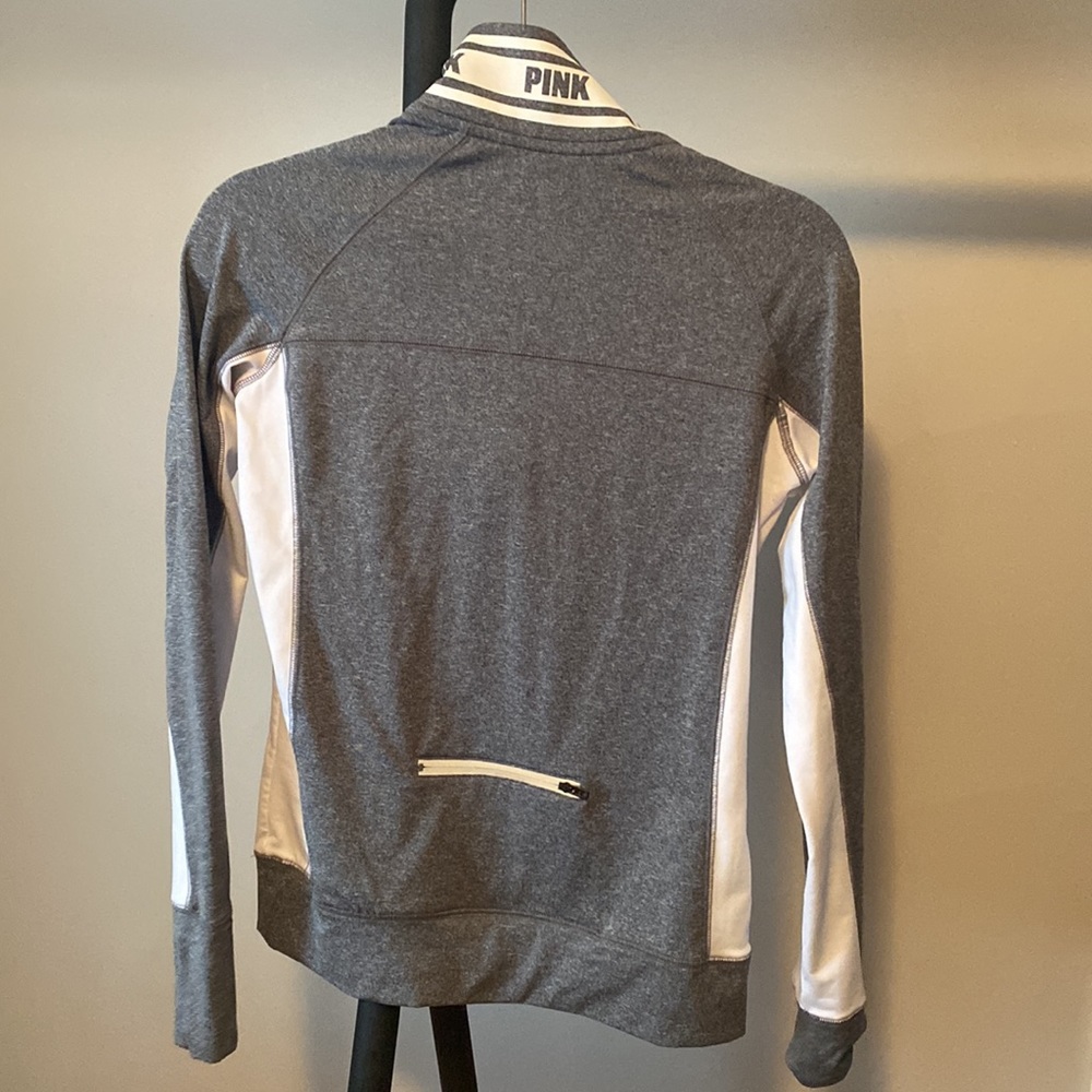 2/15$ PINK 1/4 Zip Grey Pullover Sweater - Picture 5 of 6